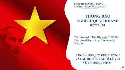 Thông Báo Lịch Nghĩ Lễ Quốc Khánh 02/9/2024